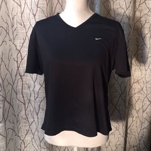 Nike athletic Dri-Fit crop top tee